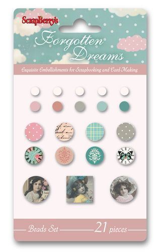 Набор брадс Scrapberrys "Забытые мечты"