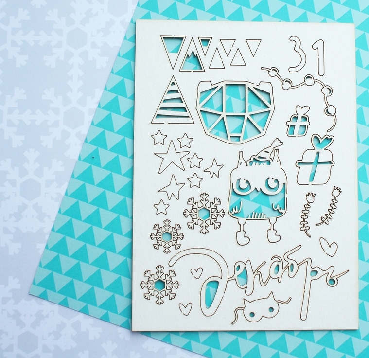 Чипборд Артелье "ZimaЛогия WINTERnational"