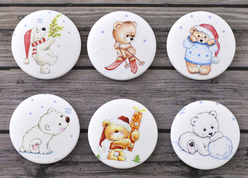 Фишки Просвет "Зимние мишки"