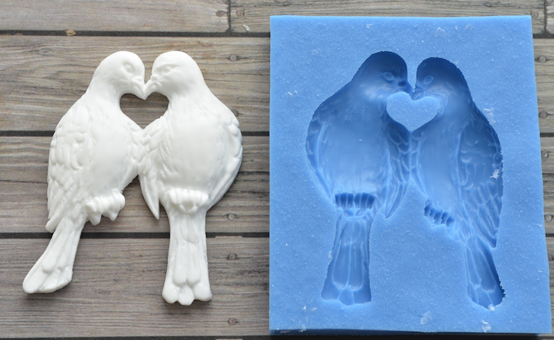 Молд Просвет "Два голубя"