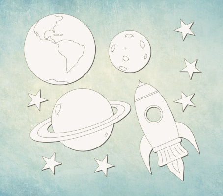 Чипборд ПроСвет "Покорители космоса"