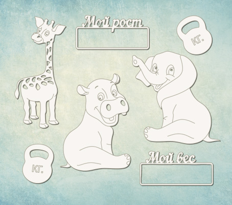 Чипборд ПроСвет "Набор Метрика"