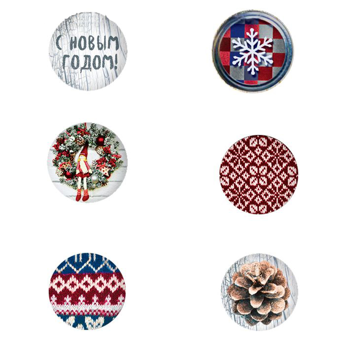 Набор декоративных камушков Артузор "Уютный новый год"