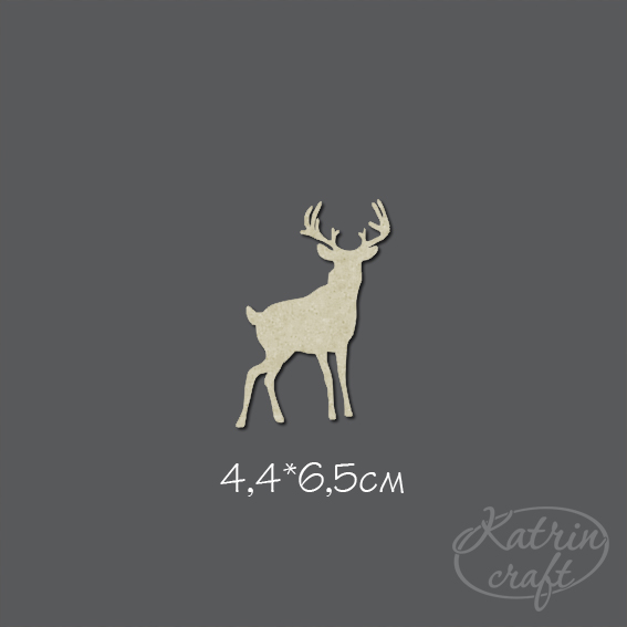 Чипборд "Олень №3"