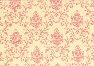 Ткань лоскутная 50 х 55 см "Rococo sweet", розовый дамаск