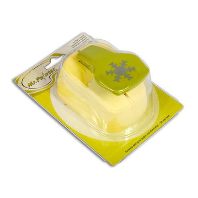 Фигурный дырокол MrPainter 3 см "Снежинка"