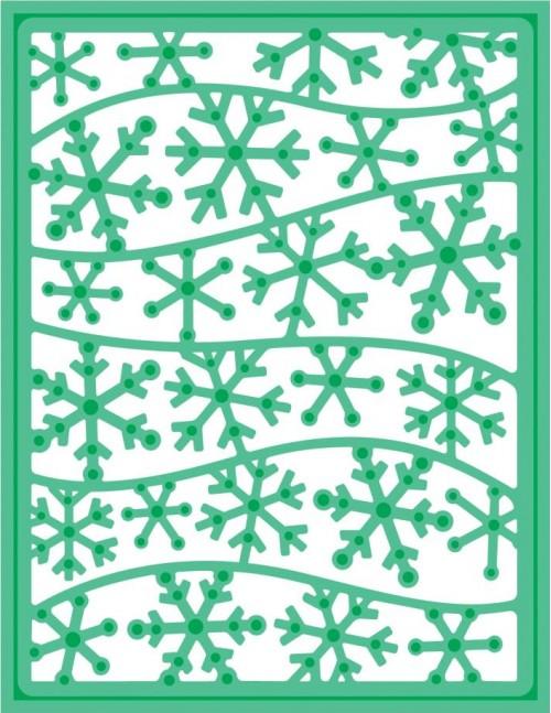 Ножи для вырубки Spellbinders Shapeabilities "Снежинки фоновые"