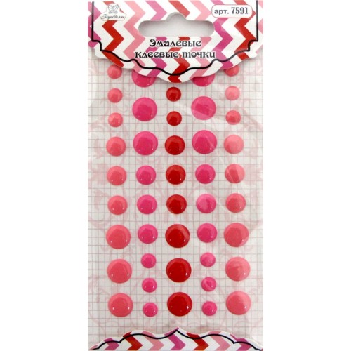Эмалевые точки (дотс) Рукоделие, оттенки розового