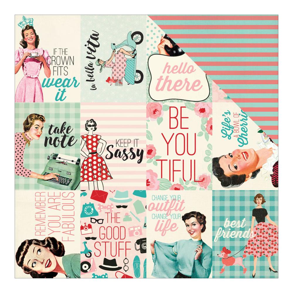 Двусторонняя бумага Authentique Paper "Fabulous" Cut-Aparts (AU131)