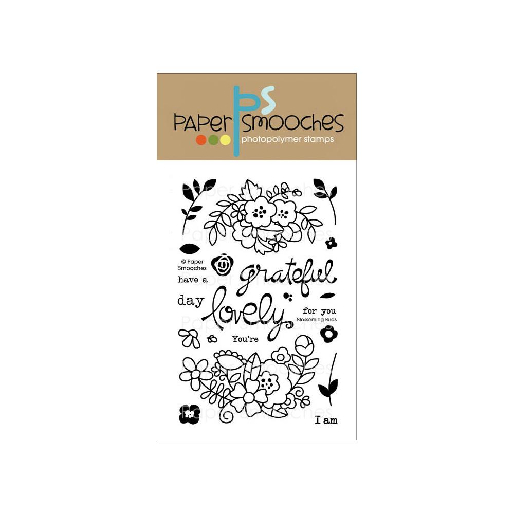 Набор штампов Paper Smooches "Blossoming Buds"