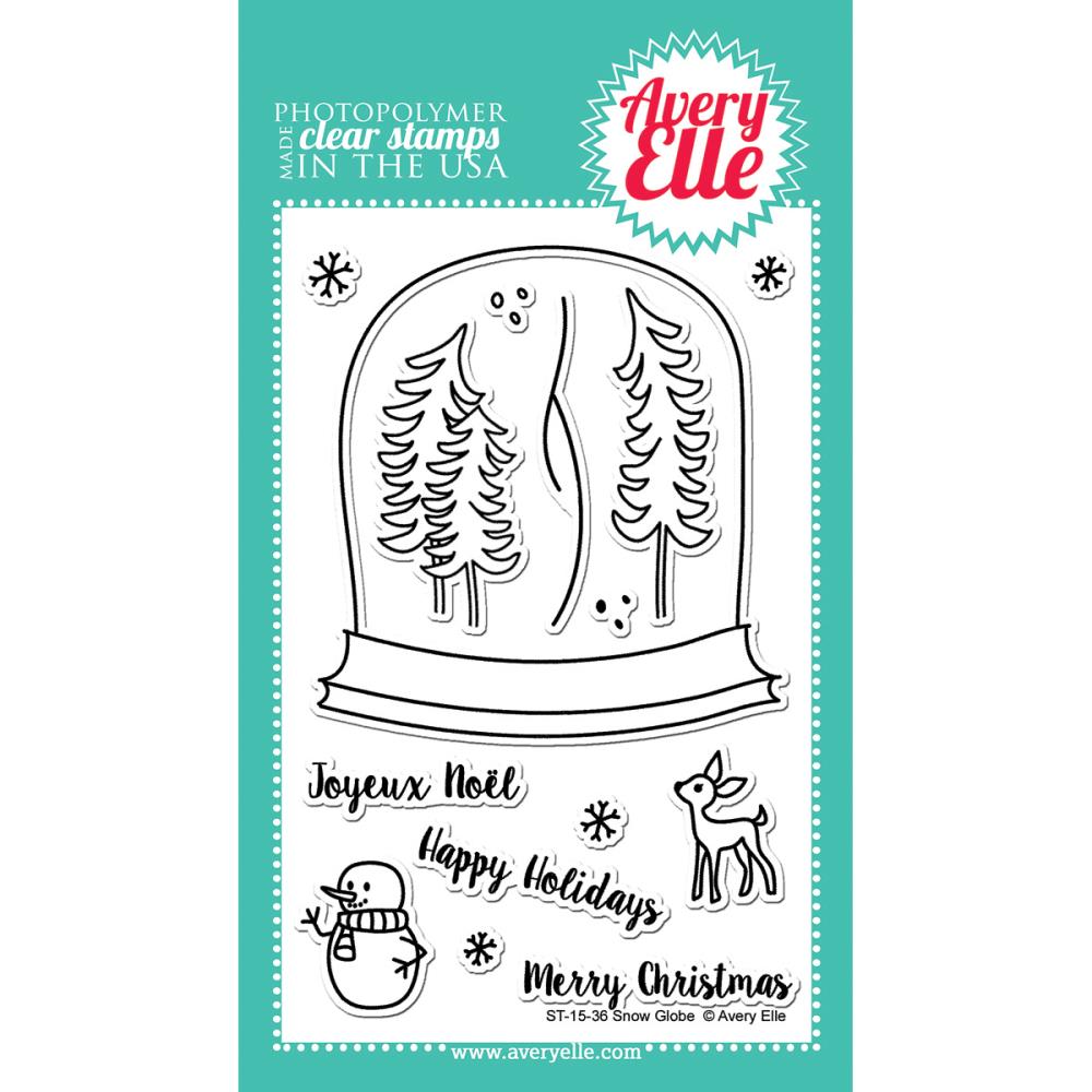 Набор штампов Avery Elle "Snow Globe"