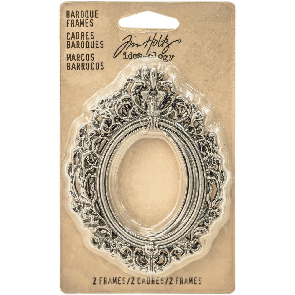 Набор металлических украшений от Tim Holtz "Рамочки барокко"