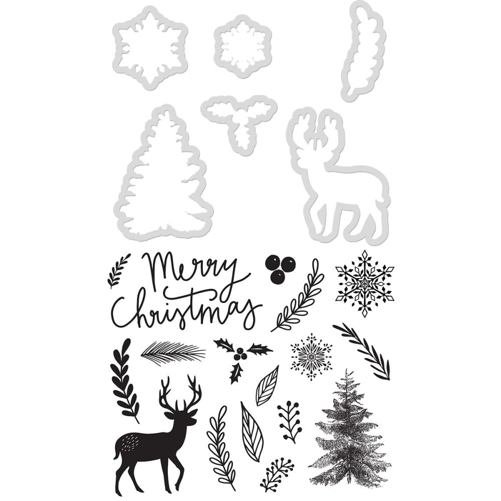 Набор ножей+ штампы Kaisercraft "Merry Christmas"