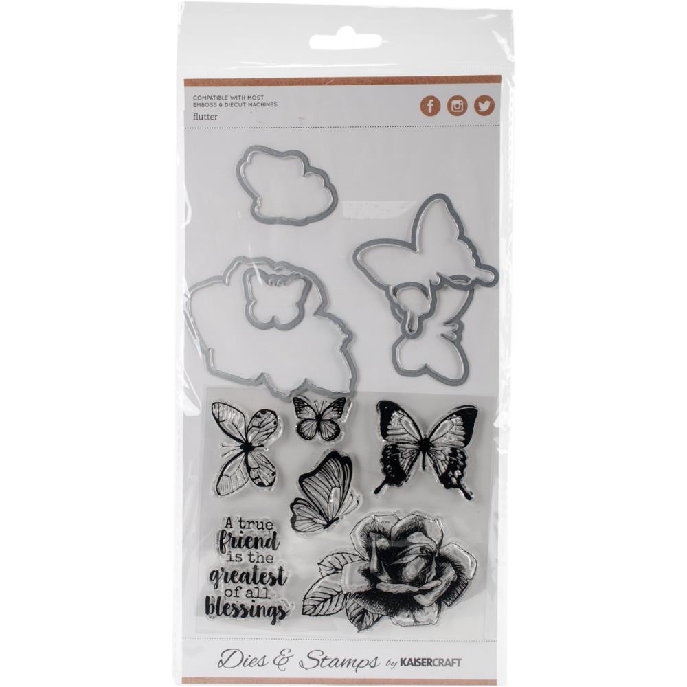 Набор ножей+ штампы Kaisercraft "Flutter"