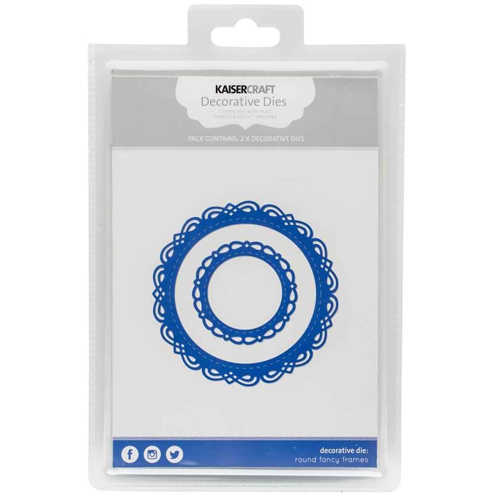 Ножи Kaisercraft "Круглые ажурные рамки"