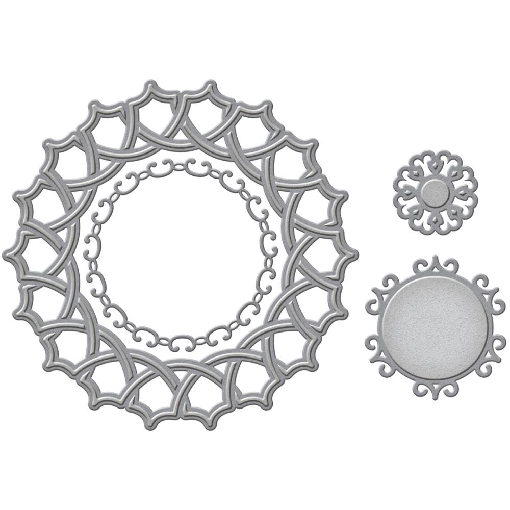 Ножи для вырубки Spellbinders Shapeabilities "Неапольский медальон"