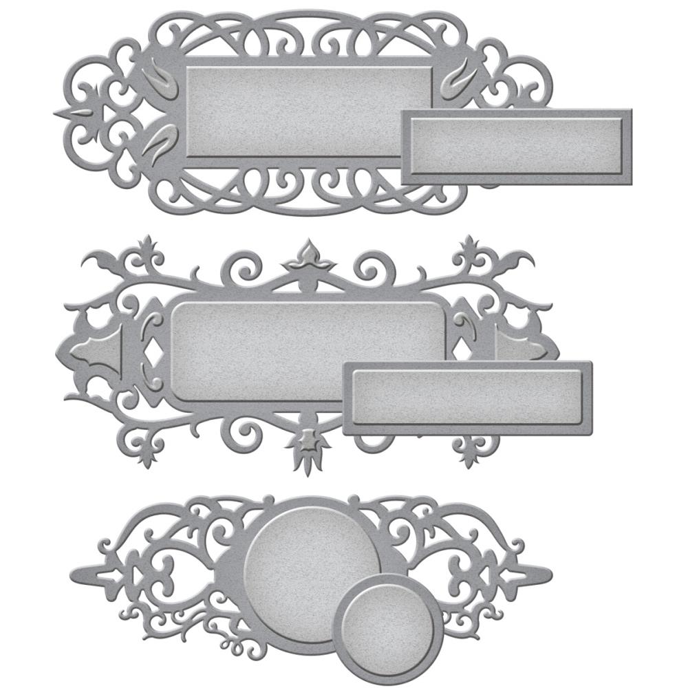 Ножи для вырубки Spellbinders Shapeabilities "Юбилейные теги"