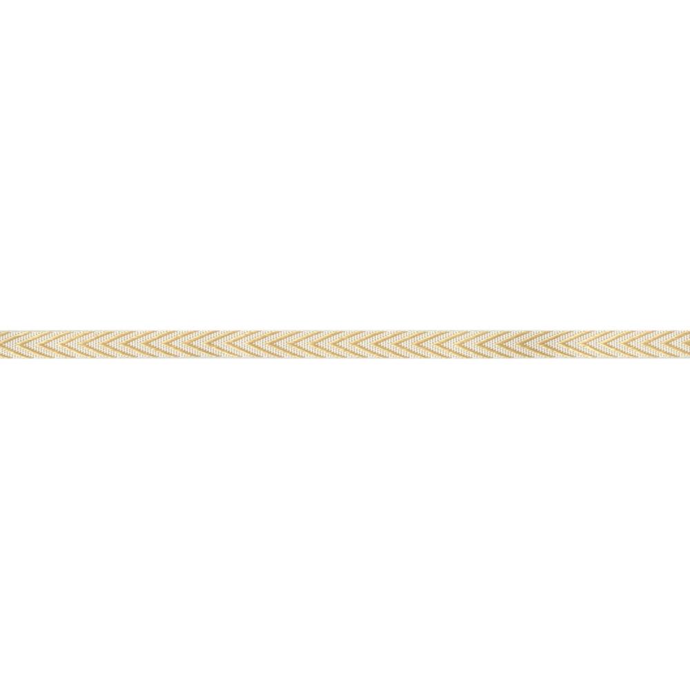 Лента May Arts шеврон 0,6 см, цвет шампань