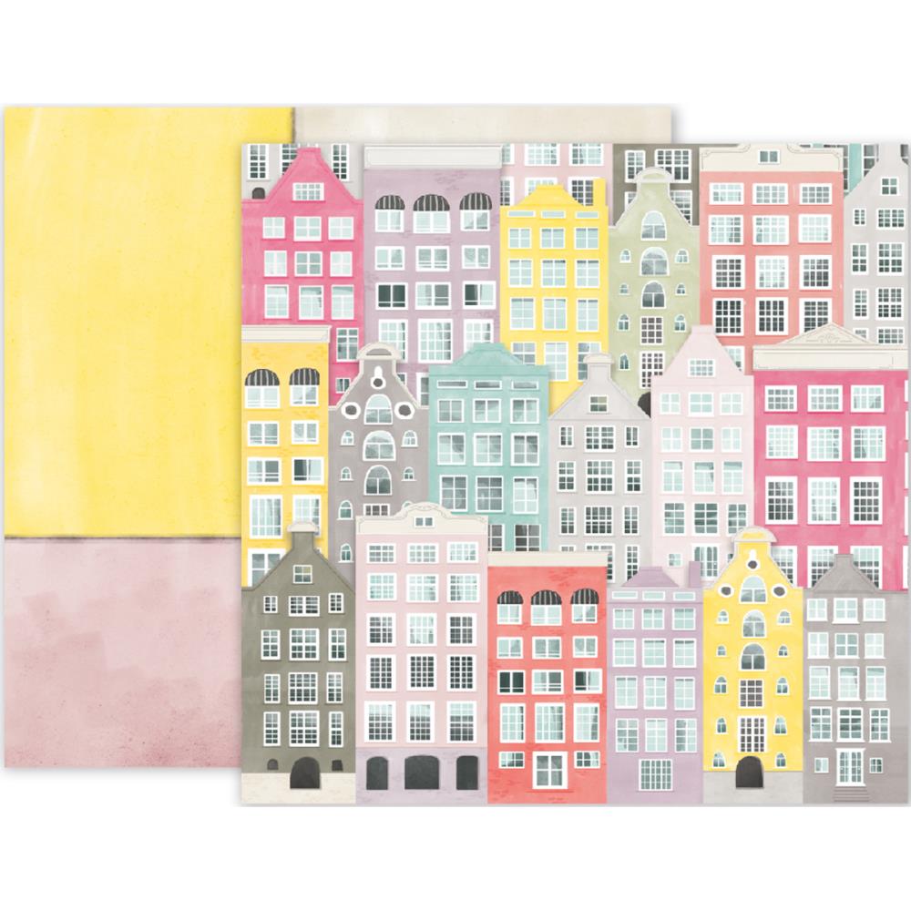 Двусторонняя бумага Pink Paislee "Take Me Away", #13 (PP45)