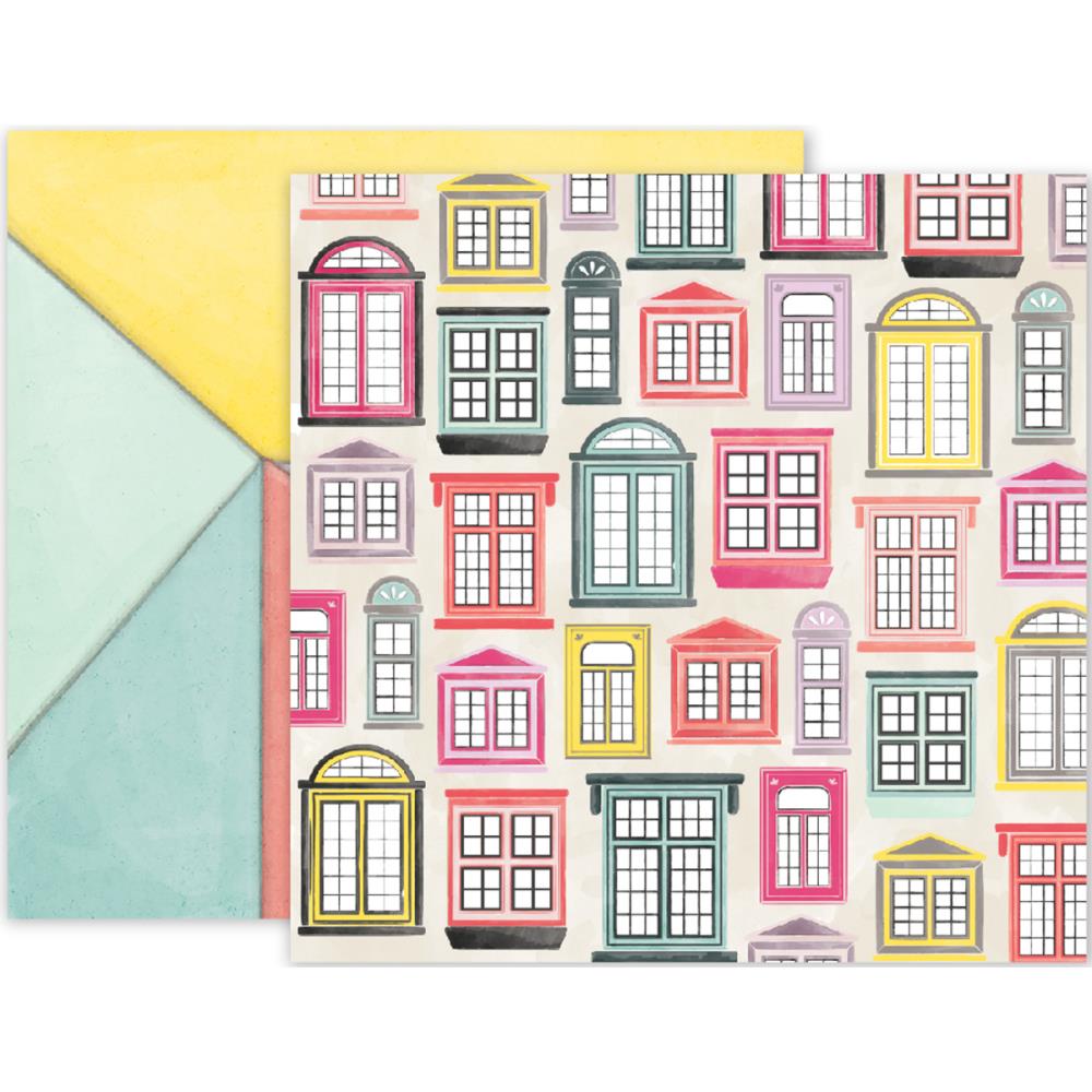 Двусторонняя бумага Pink Paislee "Take Me Away", #09 (PP46)