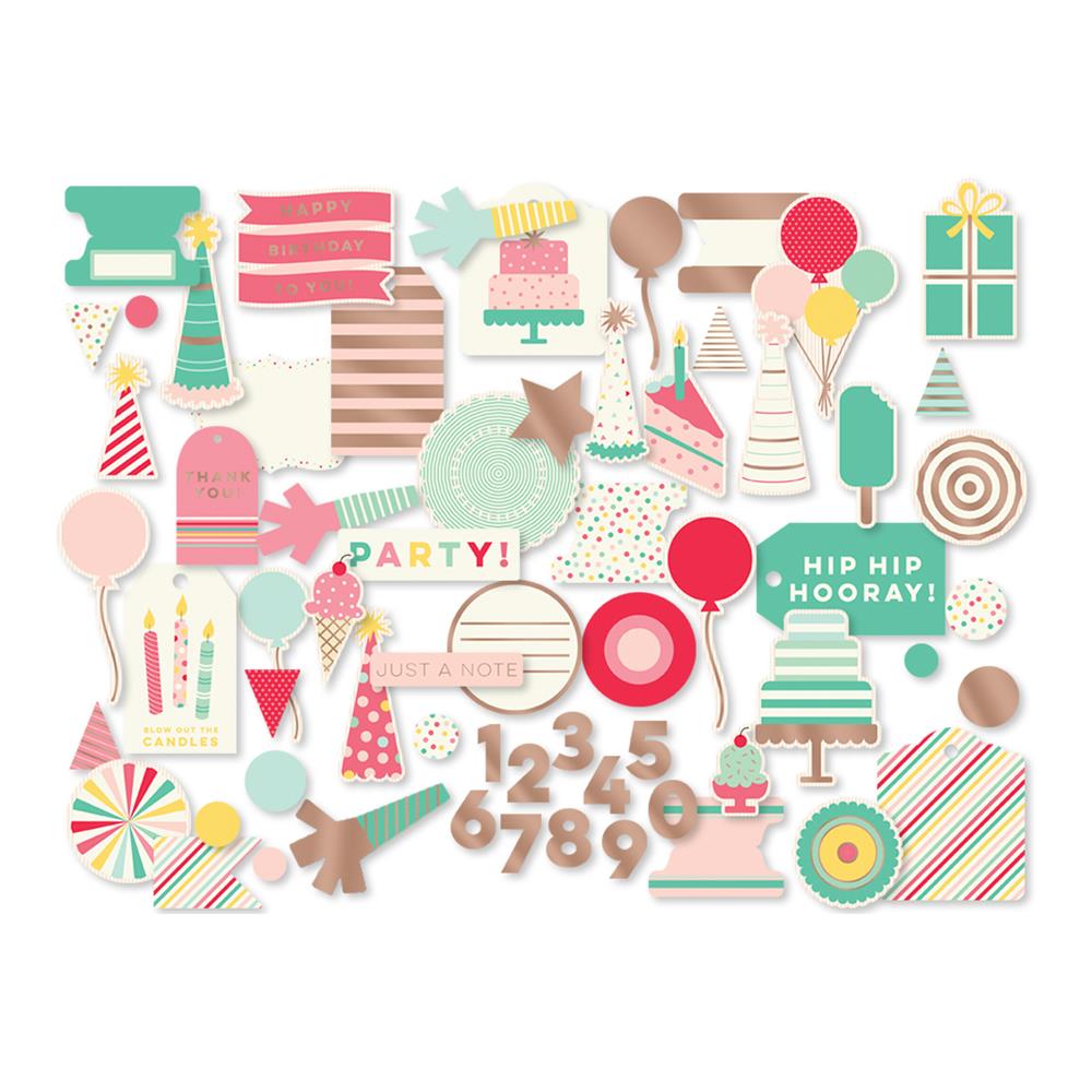 Набор картонной вырубки My Minds Eye "Hooray"