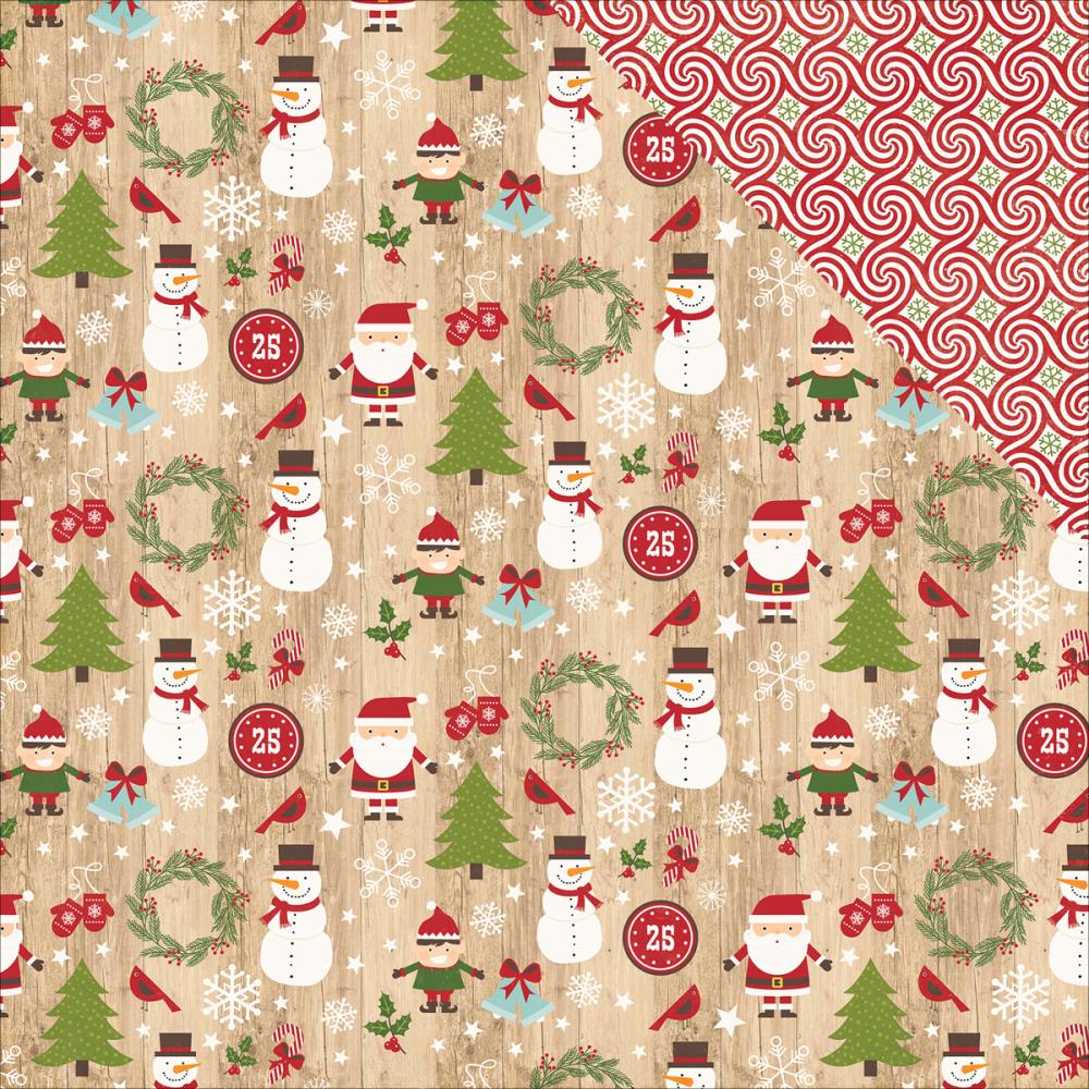 Бумага Echo Park "I Love Christmas" Here Comes Santa (EP230)