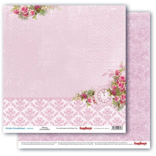 Бумага Scrapberrys "Зимняя Сказка",Метелица (SB748)