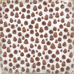 Бумага Karaliki 30 х 30 см "Зимний лес".187 (KRL124)