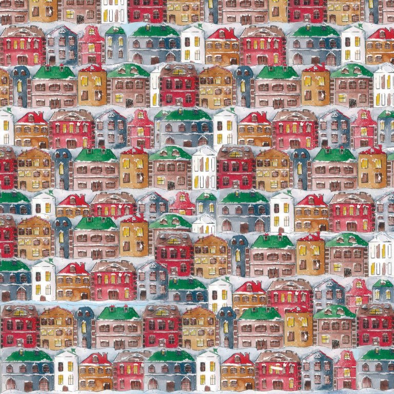 Бумага Karaliki 30 х 30 см "Зимний калейдоскоп".181 (KRL130)