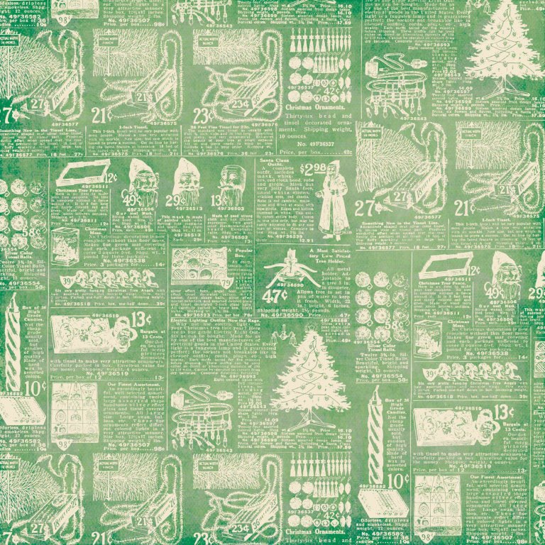 Бумага Karaliki 30 х 30 см "Зимний калейдоскоп".179 (KRL131)