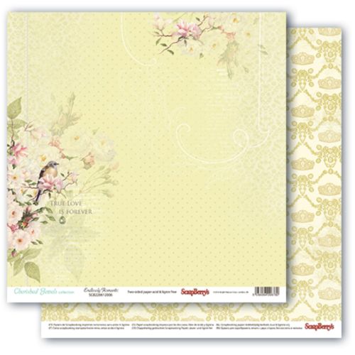 Бумага Scrapberrys "Драгоценности" Бесконечно романтично (SB768)