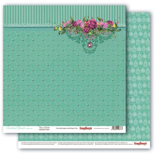 Бумага Scrapberrys "Драгоценности" Подвески (SB771)