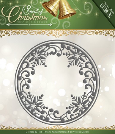 Нож для вырубки Yvonne Creation "Snowflake Circle"