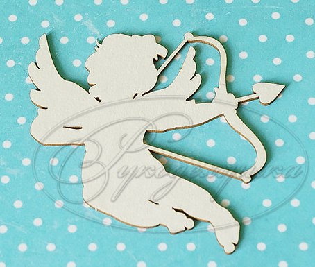 Вырубка из чипборда Рукоделушка "Ангелочек 2"