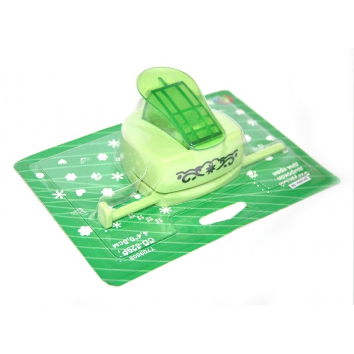 Фигурный дырокол для края Астра "Цветочек с узором"