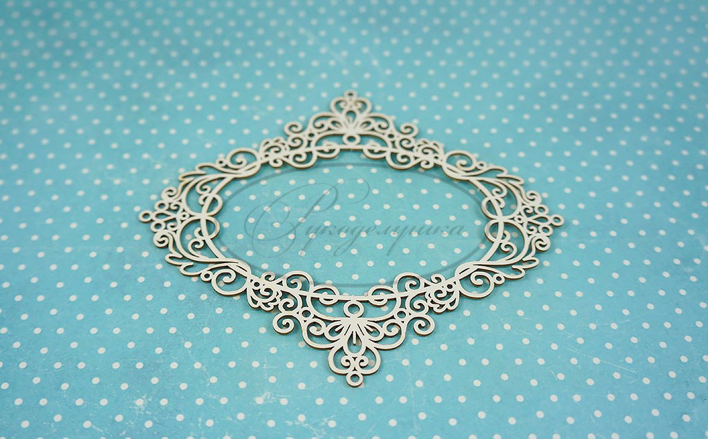 Вырубка из чипборда Рукоделушка "Рамка 43"