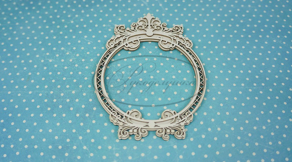 Вырубка из чипборда Рукоделушка "Рамка 53-2 (двухслойная)"