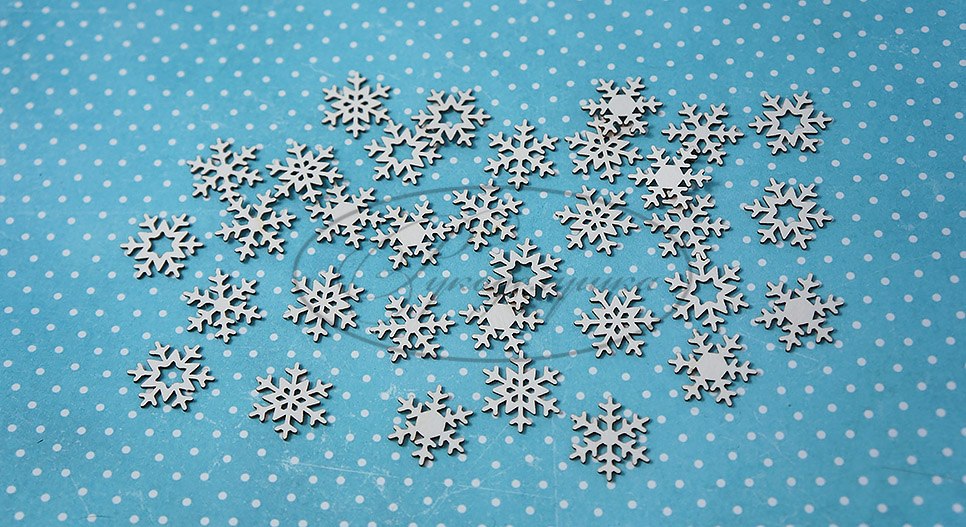 Вырубка из чипборда Рукоделушка "Снежинки 2А"