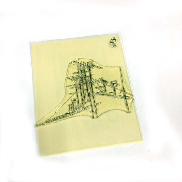 Штамп Stylish Stamp "Антенна № 1 правый"