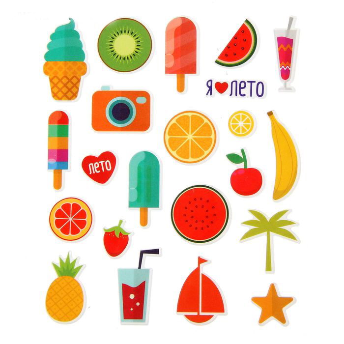Наклейки декоративные Артузор "Summer time"
