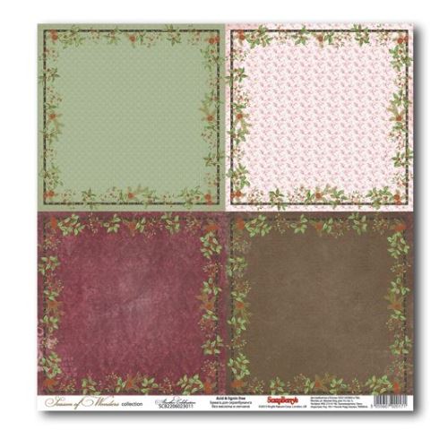 Бумага Scrapberrys "Время Чудес", Старый Новый Год (SB200)