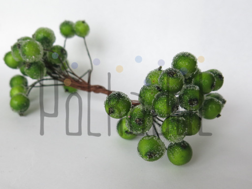 Ягодки в сахаре Polkadot, цвет фисташковый