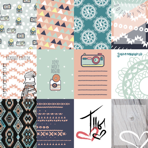 Набор карточек Polkadot. "Тепло и уютно"