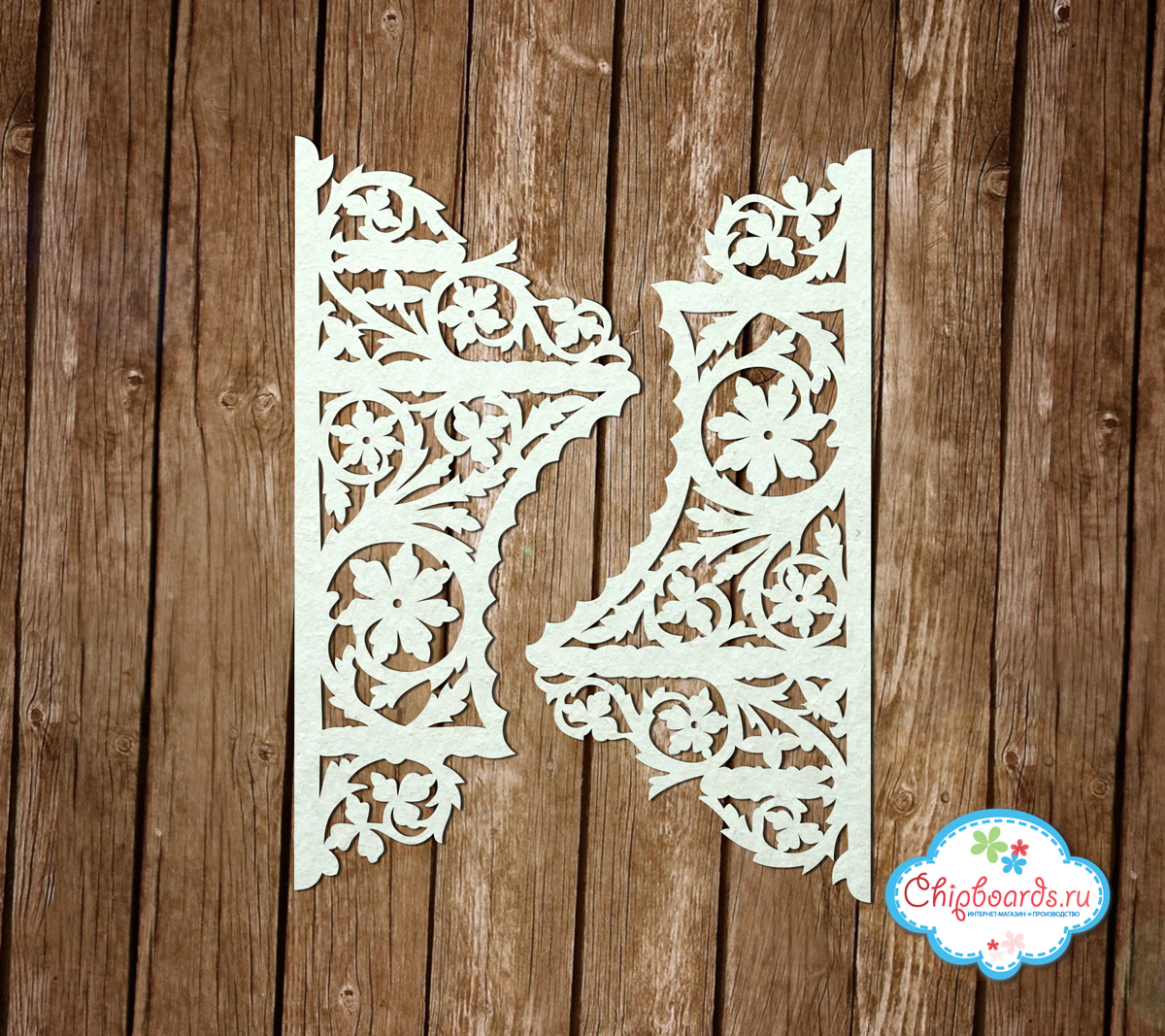 Чипборд Chipboards "Винтажные узоры"