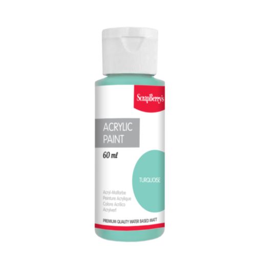 Акриловая краска Scrapberrys, цвет бирюза