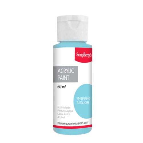Акриловая краска Scrapberrys, цвет Светло-бирюзовый