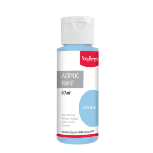 Акриловая краска Scrapberrys, цвет Холодный голубой