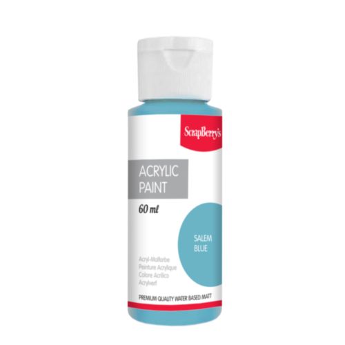 Акриловая краска Scrapberrys, цвет Лазурный голубой