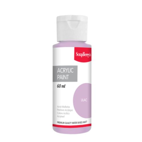Акриловая краска Scrapberrys, цвет Сиреневый