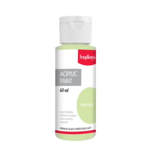 Акриловая краска Scrapberrys, цвет Лимонад